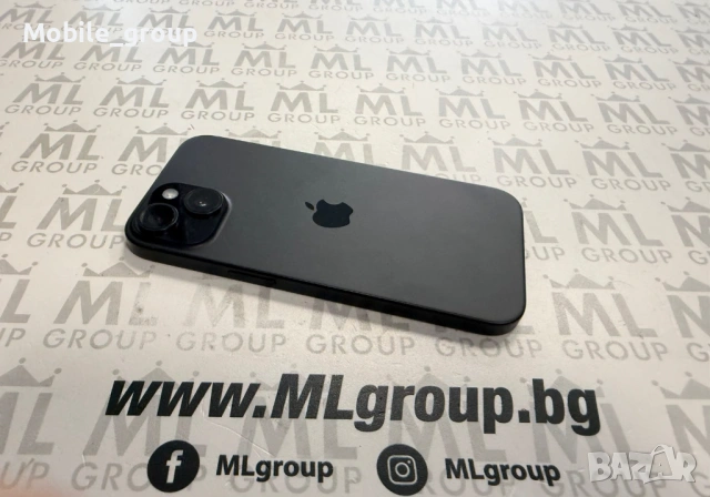 #MLgroup предлага iPhone 15 128GB Black 86%, втора употреба.