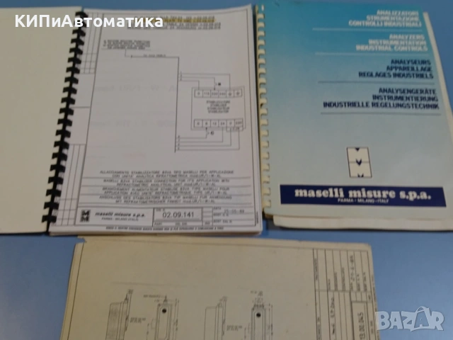 индустриален рефрактометър MASELLI MISURE mod.UR/1-W-AL Refractometric Analyzer, снимка 17 - Резервни части за машини - 54424934