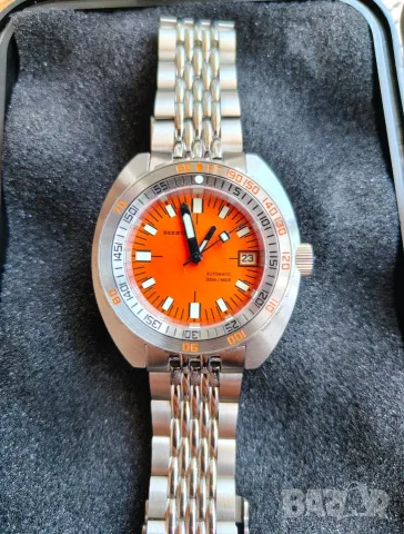 ЧИСТО НОВ Seestern Vintage SUB 300T Automatic, Doxa Sub homage, бартер