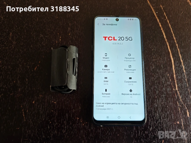 TCL 20 5G 128гб, снимка 3 - Други - 54594657