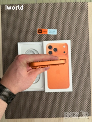 DUAL SIM ❗️ ГАРАНЦИЯ❗️iPhone 17 Pro Max Лизинг от 45€/мес Cosmic Orange  ☎️ 256Gb⚠️  оранжев, снимка 10 - Apple iPhone - 54205253