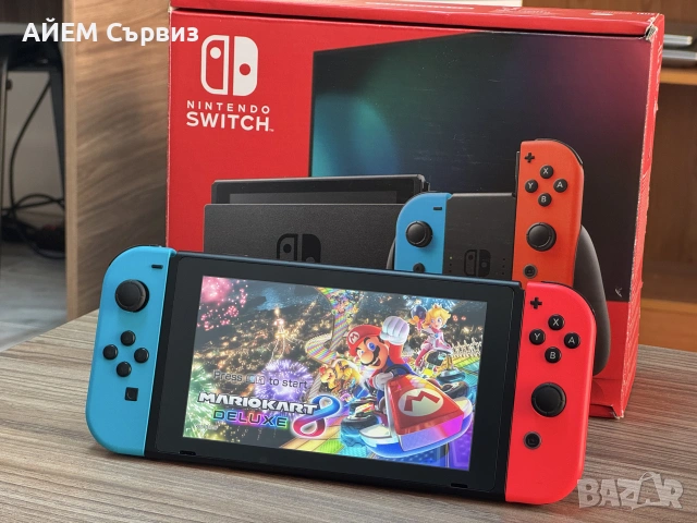 Nintendo Switch с поставен чип, снимка 2 - Nintendo конзоли - 55176929