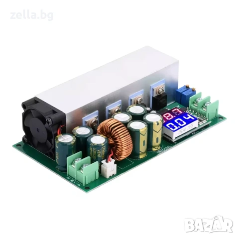 Регулируем DC-DC Step-Down модул 12-80V 20A 600W с цифров дисплей – за зареждане на батерии 10451, снимка 11 - Друга електроника - 54703284