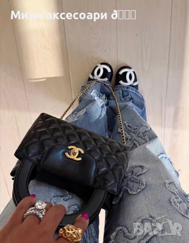 CHANEL MINI KELLY чанта, снимка 6 - Чанти - 55380695