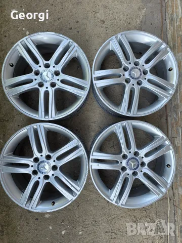 Продавам ОРИГИНАЛНИ Джанти R17 за Мерцедес J7, ET 49 5x112, снимка 8 - Гуми и джанти - 55467992