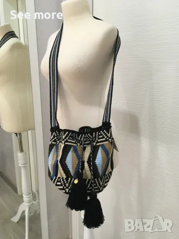 Wayuu Bag — Lombia + Co. (New) чанта, снимка 2 - Чанти - 54450297