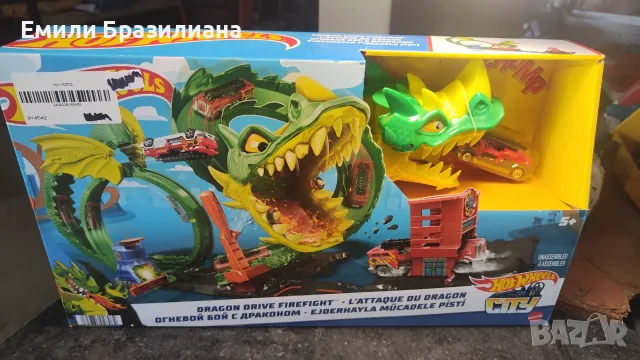  Hot Wheels Писта Драконова атака HDP03 - ЧИСТО НОВА, снимка 2 - Коли, камиони, мотори, писти - 55559256