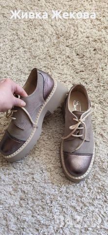 български обувки естествена кожа , снимка 4 - Дамски ежедневни обувки - 54108952