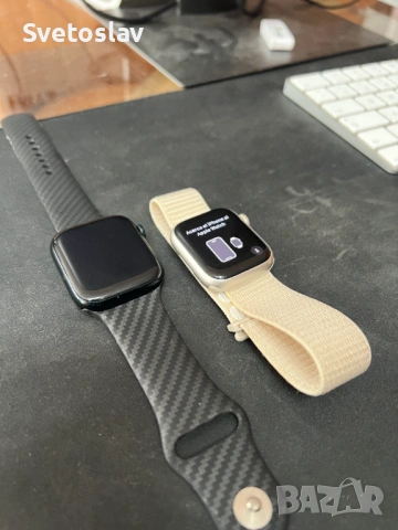 Apple Watch 7 Series, 45mm и 41mm, снимка 2 - Смарт часовници - 53994752