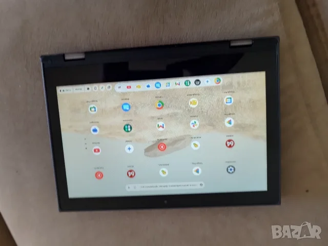 Лаптоп/Таблет - Chromebook Lenovo - 11.6" сензорен дисплей, 4 ядрa Intel, 4GB рам, 15 часа батерия, снимка 10 - Лаптопи за дома - 55421967