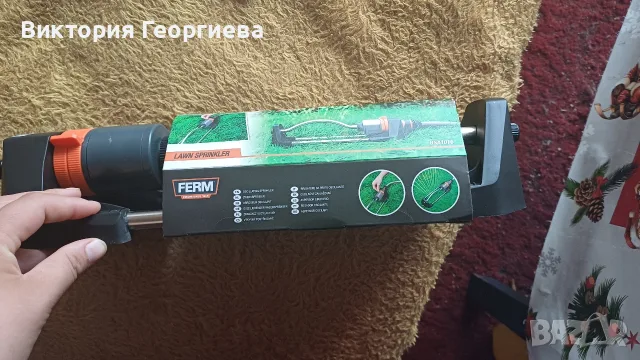 Нов осцилиращ градински разпръсквач FERM OSA 1016, снимка 2 - Други - 55397803