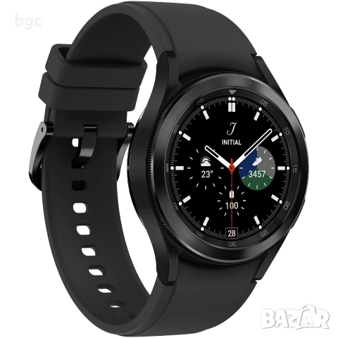 НОВ Samsung Galaxy Watch4, 42mm 16GB, AMOLED, Black Умен Часовник Smartwatch 24 месеца гаранция, снимка 2 - Смарт часовници - 55218749