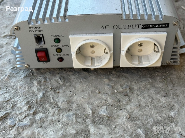 Инвертор  HQ  12V-220V 1700W, снимка 5 - Аксесоари и консумативи - 54652630