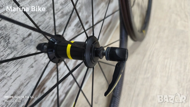Карбонови шосейни капли Mavic Cosmic Pro Carbon UST 40 Rim |HG, снимка 3 - Части за велосипеди - 55191382