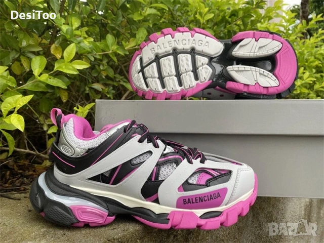 Balenciaga Track Sneaker "White/Black/Pink" 