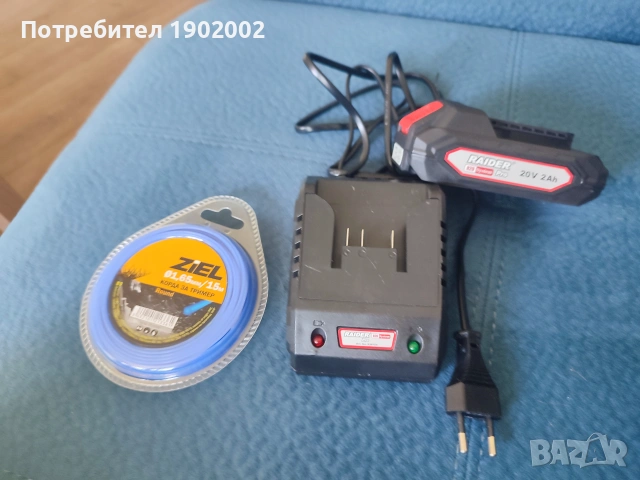 Тример Raider YGT20 PRO, снимка 4 - Градинска техника - 55248703