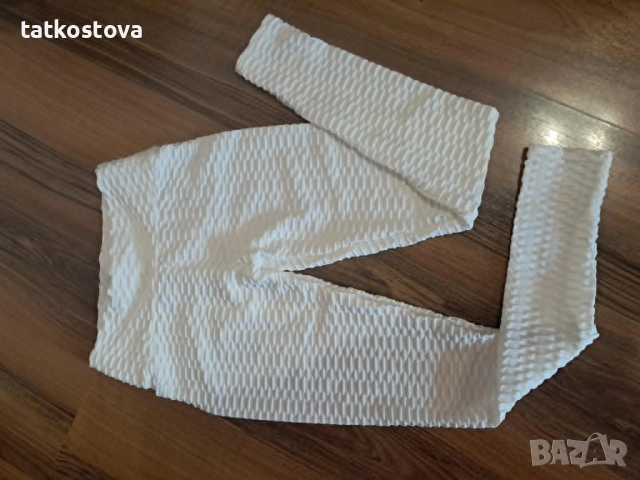Дамски фитнес клин с висока талия, оформящ и повдигащ ефект, р-р S, снимка 7 - Спортни екипи - 54503888