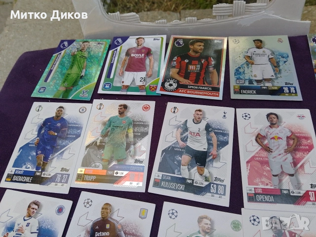 Колекционерски футболни карти Topps Match Attax и Eng.Premier League 54броя нови, снимка 14 - Футбол - 54965091