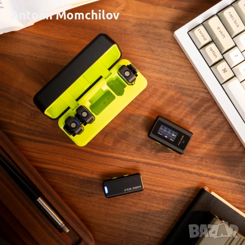 Безжичен микрофон FULAIM X6S 2 Mic комплект, снимка 8 - Микрофони - 54963832