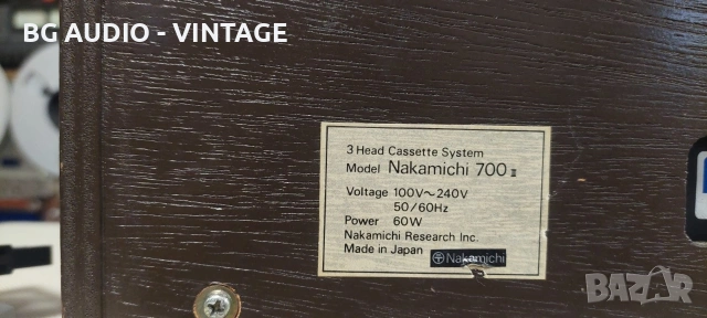 Nakamichi 700-II касетен дек, снимка 10 - Декове - 54438198