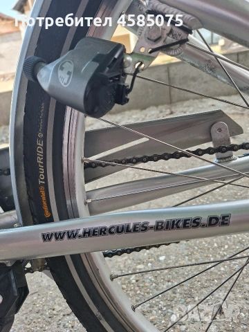 Велосипед Алуминиев 26 цола HERCULES ТОП СЪСТОЯНИЕ Made in Germany, снимка 11 - Велосипеди - 55255320