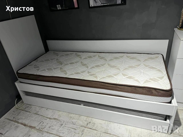 Легло сандвич с два двулицови матрака, снимка 2 - Спални и легла - 54364697