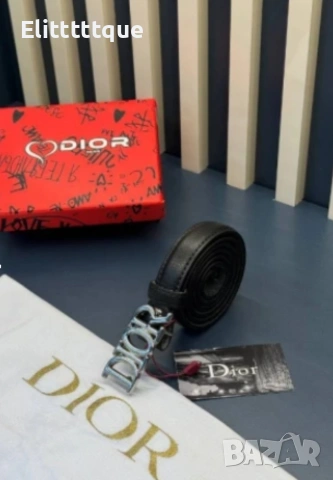колан от естествена кожа в кутия Christian Dior 2см, снимка 9 - Колани - 54891437