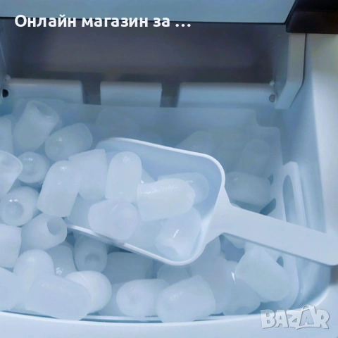 Машина за лед Ruhhy 25565, ледогенератор 12кг с дисплей и таймер, снимка 9 - Други - 54276336
