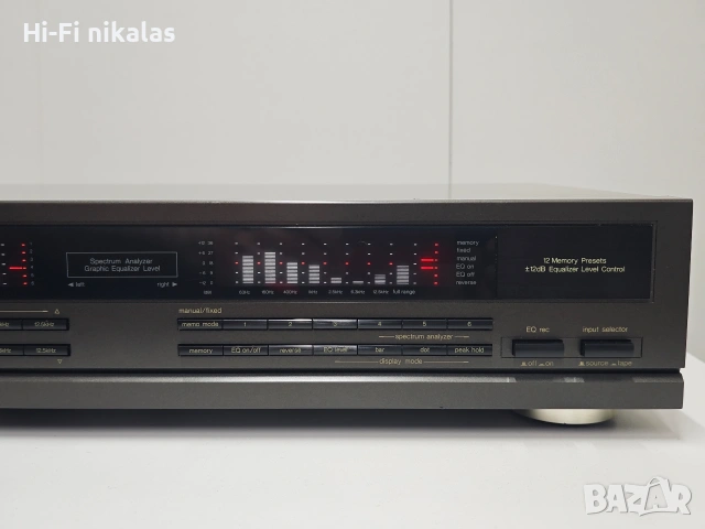 EQ стерео графичен еквалайзер ретро Hi-Fi TECHNICS SH-GE 70, снимка 3 - Ресийвъри, усилватели, смесителни пултове - 54791723