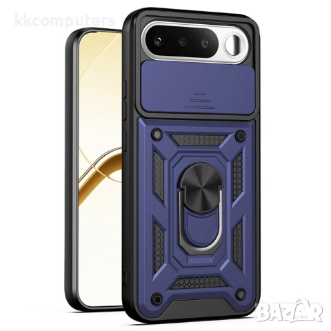 Калъф за Realme 16 5G с Капаче за Камера и Стойка - PC+TPU, Военна защита, 7 цвята, снимка 5 - Калъфи, кейсове - 54386714