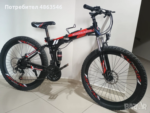 Велосипед/колело Crosslander 26" -сгъваемо, снимка 3 - Велосипеди - 54991673