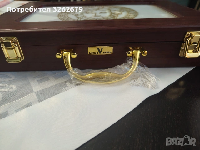versace limited iditon нов луксозен комплект за хранене , снимка 4 - Сервизи - 54669293