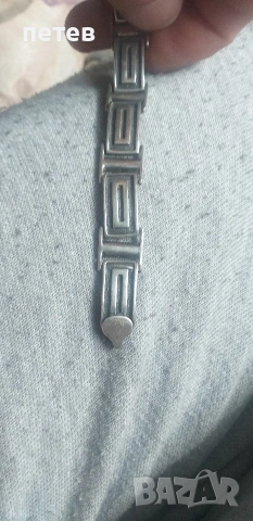 сребърна гривна., снимка 3 - Антикварни и старинни предмети - 54167335