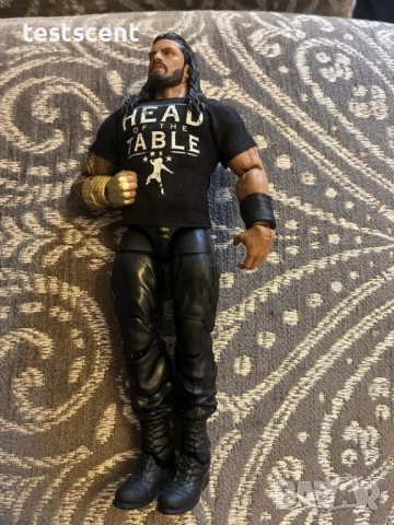 Екшън фигура WWE Roman Reigns Роман Рейнс ELITE SERIES Bloodline mattel figure елит, снимка 15 - Колекции - 48384867