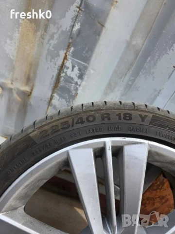 18" 7.5J ET51 5x112 Джанти Шкода Skoda, снимка 7 - Гуми и джанти - 54746841