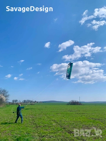 Kite Flysurfer 12кв.м + Landboard Scrub + Kitesurf F2 + Трапец Prolimit M, снимка 16 - Водни спортове - 54450108