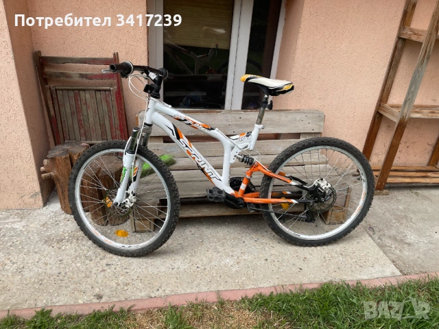 Детски / юношески велосипед Sprint 24” full suspension, дискови спирачки, снимка 7 - Велосипеди - 54398811