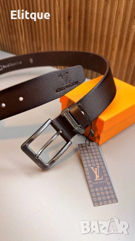 колани hermes Louis Vuitton Gucci Tommy Hilfiger от естествена кожа в кутия , снимка 2 - Колани - 54396948