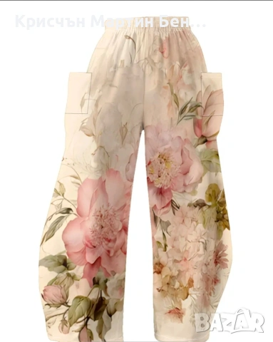 Панталон с широк крачол , снимка 7 - Панталони - 53961759