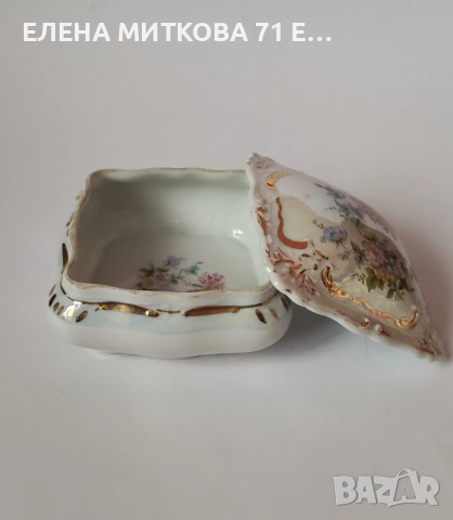 Японска порцеланова кутия за бижута, снимка 4 - Антикварни и старинни предмети - 54187819