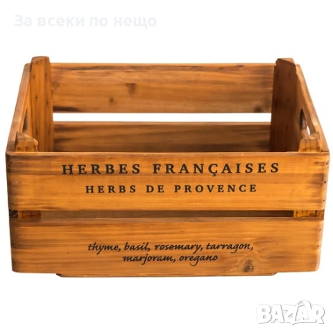 Щайга дървена с дръжки, 25*34*16,5 см Код P2106