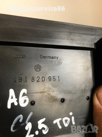 Среден въздуховод на таблото за Audi A6 (1997–2002) 4B1820951, снимка 2 - Части - 54653887