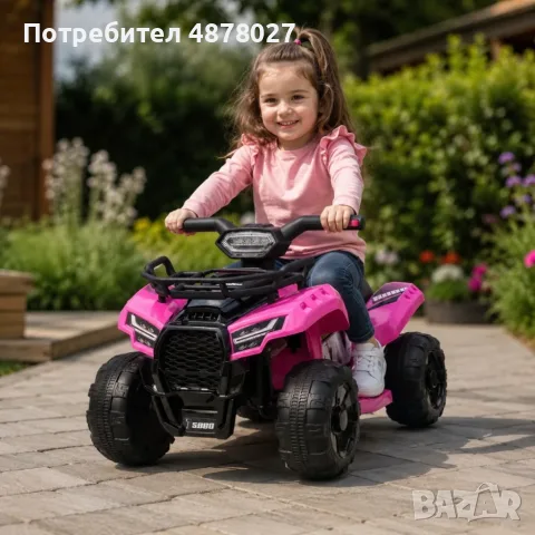 Детско акумулаторно ATV J320 6V – LED светлини, USB музика и офроуд приключения за деца 1.5–4 години, снимка 6 - Електрически играчки - 55392647