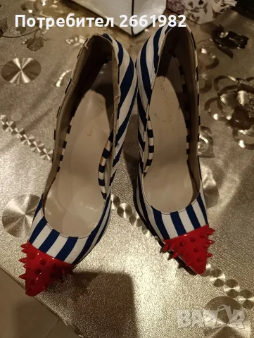 Реплика на Christian Louboutin , снимка 4 - Дамски обувки на ток - 55388799
