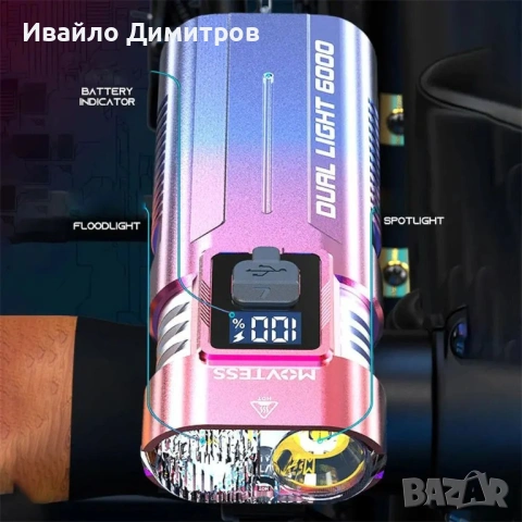 Фенер за велосипед, снимка 2 - Къмпинг осветление - 54216924