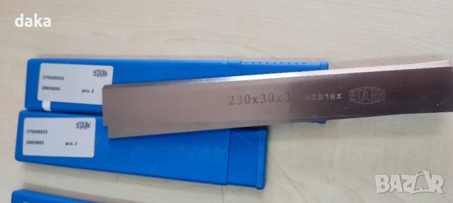 hss ножове за глави за четиристраннака , снимка 8 - Други машини и части - 55535488