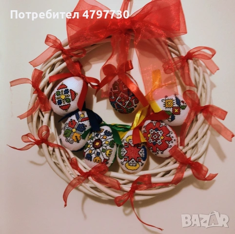 Венец с яйца с шевици 