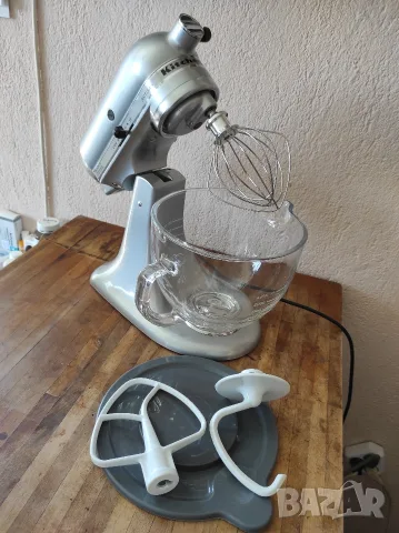 Планетарен миксер Kitchenaid/ Kitchen aid Artisan KSM150 оригинална американска версия на 110V, снимка 2 - Миксери - 55546662