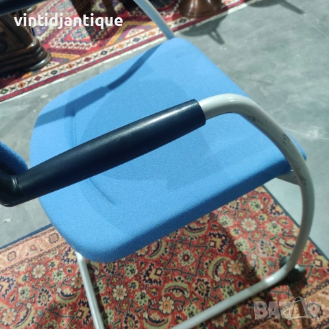 Конферентни столове с S-образна рамка Stoll Giroflex 16 син, снимка 7 - Столове - 54065100