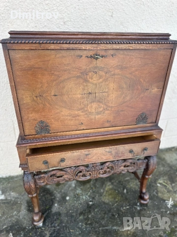 Ретро бар шкаф / витрина от масивно дърво, снимка 8 - Шкафове - 53958242